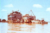 The APL 46 and YR9 at Vinh Long
