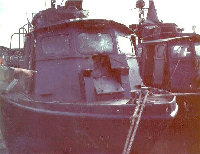 Swift Boat with combat damage